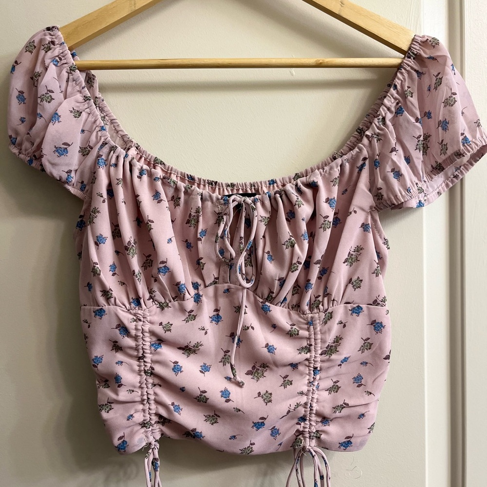 Cotton Candy top/crop top size medium